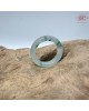 【肌容雪】天然緬甸A貨糯冰綠飄花戒圈 編號501(戒圍17.9mm#12號)
