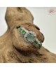 【肌容雪】天然緬甸A貨綠翡翠蛋面可調節戒指 編號509(戒圍18.5mm#15號) 【肌容雪】天然緬甸A貨綠翡翠蛋面可調節戒指 編號509(戒圍18.5mm#15號)