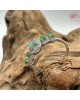 【肌容雪】天然緬甸A貨綠翡翠蛋面可調節戒指 編號509(戒圍18.5mm#15號) 【肌容雪】天然緬甸A貨綠翡翠蛋面可調節戒指 編號509(戒圍18.5mm#15號)