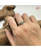 【肌容雪】天然緬甸A貨綠翡翠蛋面可調節戒指 編號509(戒圍18.5mm#15號) 【肌容雪】天然緬甸A貨綠翡翠蛋面可調節戒指 編號509(戒圍18.5mm#15號)