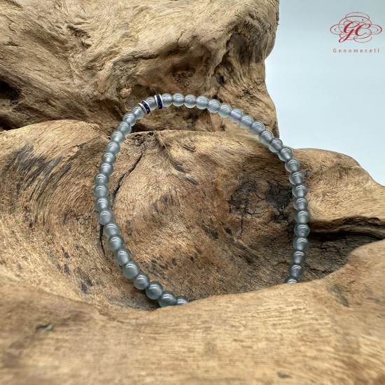 【肌容雪】天然緬甸A貨烏雞翡翠手串 編號512