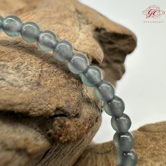 【肌容雪】天然緬甸A貨烏雞翡翠手串 編號512