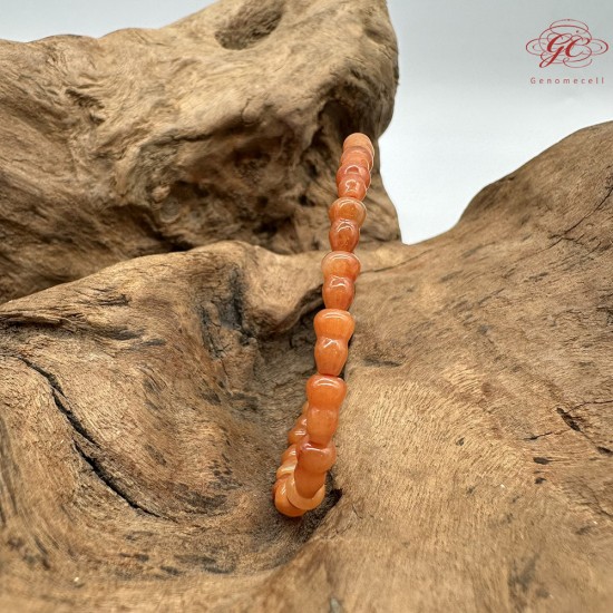 【肌容雪】天然緬甸A貨紅翡葫蘆造型手串 編號532