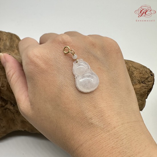 【肌容雪】天然緬甸A貨翡翠葫蘆造型吊墜 編號536