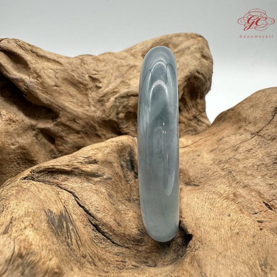 【肌容雪】天然緬甸A貨冰海藍翡翠正圈手鐲 編號562(鐲圍59.6mm#19號) 【肌容雪】天然緬甸A貨冰海藍翡翠正圈手鐲 編號562(鐲圍59.6mm#19號)