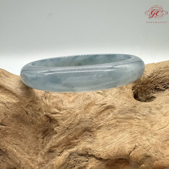 【肌容雪】天然緬甸A貨冰海藍翡翠正圈手鐲 編號562(鐲圍59.6mm#19號) 【肌容雪】天然緬甸A貨冰海藍翡翠正圈手鐲 編號562(鐲圍59.6mm#19號)