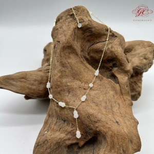 【肌容雪】天然緬甸A貨翡翠葫蘆造型項鍊 編號597