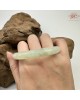 【肌容雪】天然緬甸A貨淡綠翡翠圓條手鐲 編號606(鐲圍54.0mm#17號)