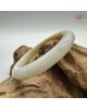 【肌容雪】天然緬甸A貨黃翡雙彩平安鐲 編號610(鐲圍57.3mm#18號) 【肌容雪】天然緬甸A貨黃翡雙彩平安鐲 編號610(鐲圍57.3mm#18號)