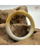 【肌容雪】天然緬甸A貨黃翡雙彩平安鐲 編號610(鐲圍57.3mm#18號) 【肌容雪】天然緬甸A貨黃翡雙彩平安鐲 編號610(鐲圍57.3mm#18號)
