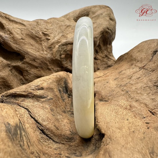 【肌容雪】天然緬甸A貨黃翡雙彩平安鐲 編號610(鐲圍57.3mm#18號) 【肌容雪】天然緬甸A貨黃翡雙彩平安鐲 編號610(鐲圍57.3mm#18號)