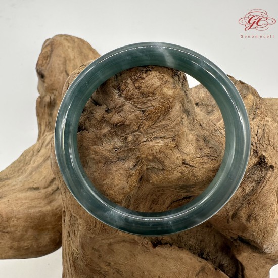【肌容雪】天然緬甸A貨冰藍翡翠美人條手鐲 編號639(鐲圍56.0mm#17.5號) 【肌容雪】天然緬甸A貨冰藍翡翠美人條手鐲 編號639(鐲圍56.0mm#17.5號)