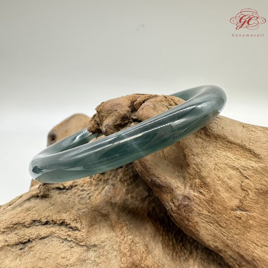 【肌容雪】天然緬甸A貨冰藍翡翠美人條手鐲 編號639(鐲圍56.0mm#17.5號) 【肌容雪】天然緬甸A貨冰藍翡翠美人條手鐲 編號639(鐲圍56.0mm#17.5號)