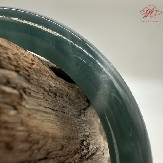 【肌容雪】天然緬甸A貨冰藍翡翠美人條手鐲 編號639(鐲圍56.0mm#17.5號) 【肌容雪】天然緬甸A貨冰藍翡翠美人條手鐲 編號639(鐲圍56.0mm#17.5號)