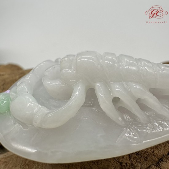 【肌容雪】天然緬甸A貨蠍子造型翡翠吊飾 編號727