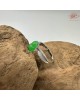 【肌容雪】天然緬甸A貨18K金正揚綠翡翠葫蘆造型戒指 編號771(戒圍17.6mm#12號)