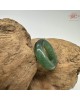 【肌容雪】天然緬甸A貨綠翡翠飄花戒圈 編號782(戒圍17.2mm#10號)