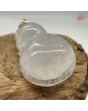 【肌容雪】天然緬甸A貨18K冰種翡翠葫蘆造型項鍊 編號839