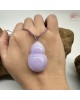 【肌容雪】天然緬甸A貨紫翡翠葫蘆造型吊墜繩 編號840