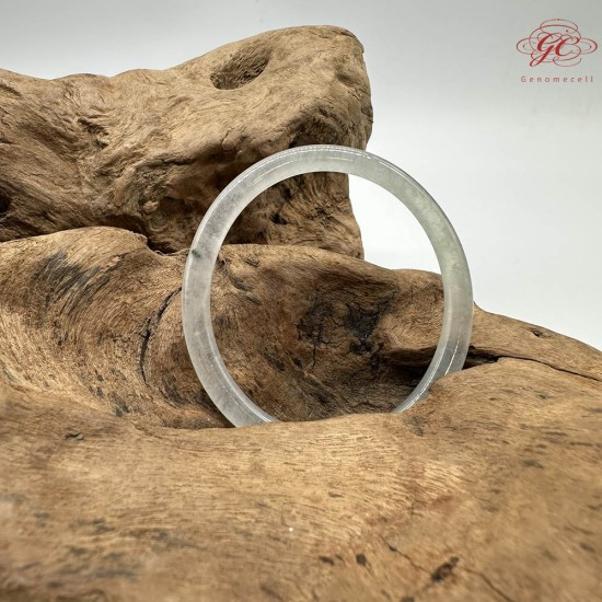 【肌容雪】天然緬甸A貨冰種翡翠貴妃鐲 編號849(鐲圍55.4mm#17.5號)