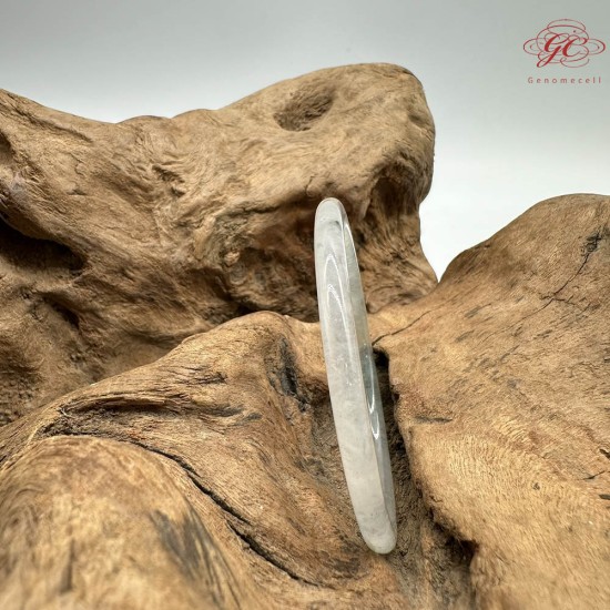 【肌容雪】天然緬甸A貨冰種翡翠貴妃鐲 編號849(鐲圍55.4mm#17.5號)