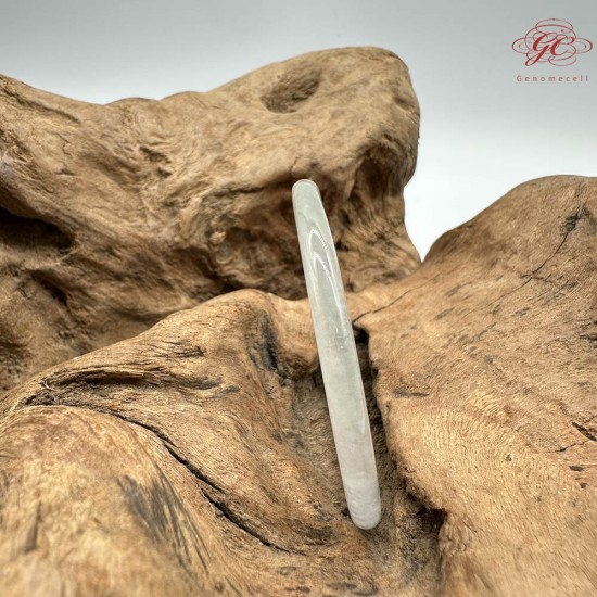 【肌容雪】天然緬甸A貨冰種翡翠貴妃鐲 編號849(鐲圍55.4mm#17.5號)