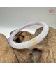 【肌容雪】天然緬甸A貨冰粉紫春彩帶撒金翡翠美人條手鐲 編號867(鐲圍54.6mm#17號) 【肌容雪】天然緬甸A貨冰粉紫春彩帶撒金翡翠美人條手鐲 編號867(鐲圍54.6mm#17號)