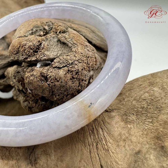 【肌容雪】天然緬甸A貨冰粉紫春彩帶撒金翡翠美人條手鐲 編號867(鐲圍54.6mm#17號) 【肌容雪】天然緬甸A貨冰粉紫春彩帶撒金翡翠美人條手鐲 編號867(鐲圍54.6mm#17號)