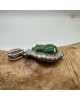 【肌容雪】天然緬甸A貨辣綠翡翠葫蘆吊墜 編號918