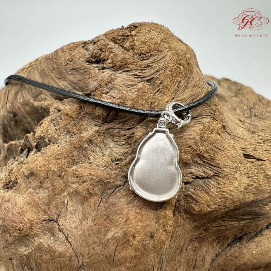 【肌容雪】天然緬甸A貨18K甜揚綠翡翠葫蘆造型吊墜繩 編號930