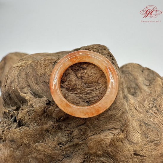 【肌容雪】天然緬甸翡翠A貨紅翡翠戒圈 編號987(戒圍16.5mm#11號)