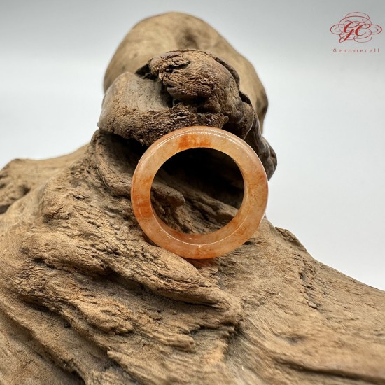 【肌容雪】天然緬甸翡翠A貨紅翡翠戒圈 編號987(戒圍16.5mm#11號)