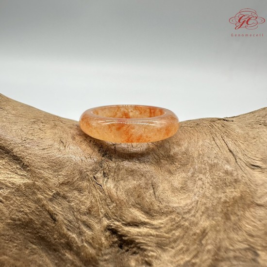 【肌容雪】天然緬甸翡翠A貨紅翡翠戒圈 編號987(戒圍16.5mm#11號)