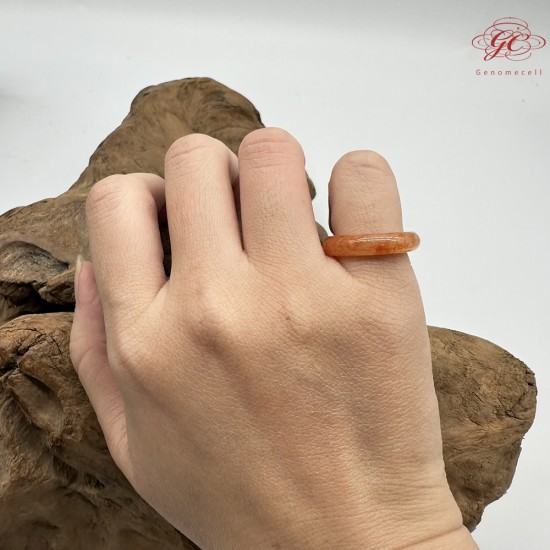 【肌容雪】天然緬甸翡翠A貨紅翡翠戒圈 編號987(戒圍16.5mm#11號)