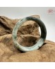 【肌容雪】天然美石冰墨雙輝平安鐲 編號B217(鐲圍57.6mm#18號)