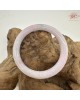【肌容雪】天然美石紫夢雲翠圓條手鐲 編號B218(鐲圍56.3mm#17.5號)