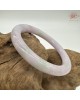 【肌容雪】天然美石紫夢雲翠圓條手鐲 編號B218(鐲圍56.3mm#17.5號)