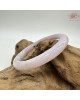 【肌容雪】天然美石紫夢雲翠圓條手鐲 編號B218(鐲圍56.3mm#17.5號)