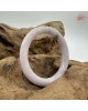 【肌容雪】天然美石紫夢雲翠圓條手鐲 編號B218(鐲圍56.3mm#17.5號)