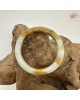 【肌容雪】天然美石黃白雙彩平安鐲 編號B219(鐲寬50.3mm#16號) 【肌容雪】天然美石黃白雙彩平安鐲 編號B219(鐲寬50.3mm#16號)