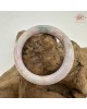 【肌容雪】天然美石粉紫三彩撒金圓條手鐲 編號B220(鐲圍55.4mm#17.5號) 【肌容雪】天然美石粉紫三彩撒金圓條手鐲 編號B220(鐲圍55.4mm#17.5號)