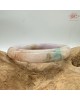 【肌容雪】天然美石粉紫三彩撒金圓條手鐲 編號B220(鐲圍55.4mm#17.5號) 【肌容雪】天然美石粉紫三彩撒金圓條手鐲 編號B220(鐲圍55.4mm#17.5號)
