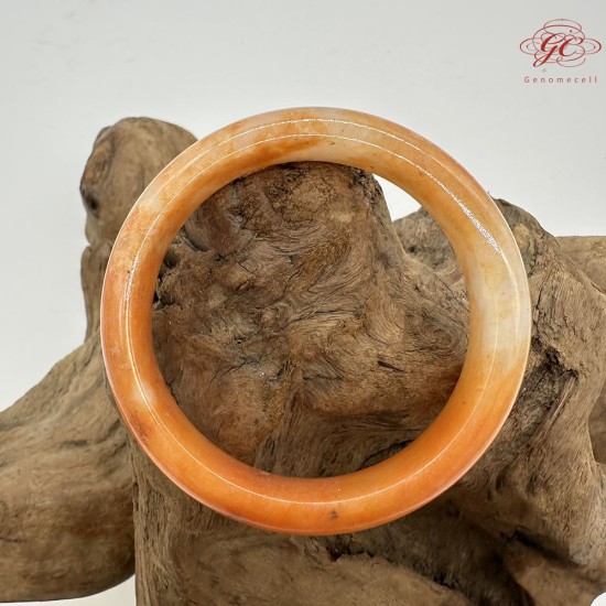 【肌容雪】天然美石赤焰流霞平安鐲 編號B221(鐲圍57.3mm#18號) 【肌容雪】天然美石赤焰流霞平安鐲 編號B221(鐲圍57.3mm#18號)