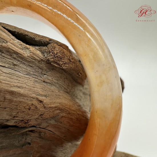 【肌容雪】天然美石赤焰流霞平安鐲 編號B221(鐲圍57.3mm#18號) 【肌容雪】天然美石赤焰流霞平安鐲 編號B221(鐲圍57.3mm#18號)
