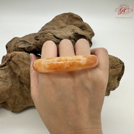 【肌容雪】天然美石赤焰流霞平安鐲 編號B221(鐲圍57.3mm#18號) 【肌容雪】天然美石赤焰流霞平安鐲 編號B221(鐲圍57.3mm#18號)