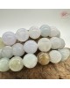 【肌容雪】天然美石花影流光多彩珠串 編號B222 【肌容雪】天然美石花影流光多彩珠串 編號B222