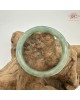 【肌容雪】天然美石冰芹綠飄花平安鐲 編號B223(鐲圍54.5mm#17號) 【肌容雪】天然美石冰芹綠飄花平安鐲 編號B223(鐲圍54.5mm#17號)