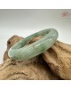 【肌容雪】天然美石冰芹綠飄花平安鐲 編號B223(鐲圍54.5mm#17號) 【肌容雪】天然美石冰芹綠飄花平安鐲 編號B223(鐲圍54.5mm#17號)