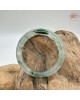 【肌容雪】天然非洲翠-冰雪飄花翠鐲 編號F01(鐲圍55.7mm#17.5號) 【肌容雪】天然非洲翠-冰雪飄花翠鐲 編號F01(鐲圍55.7mm#17.5號)
