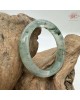 【肌容雪】天然非洲翠-冰雪飄花翠鐲 編號F01(鐲圍55.7mm#17.5號) 【肌容雪】天然非洲翠-冰雪飄花翠鐲 編號F01(鐲圍55.7mm#17.5號)